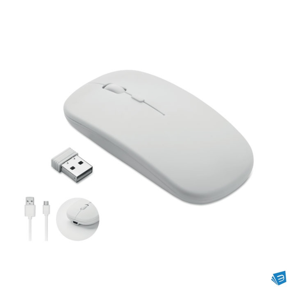Mouse wireless ricaricabile
