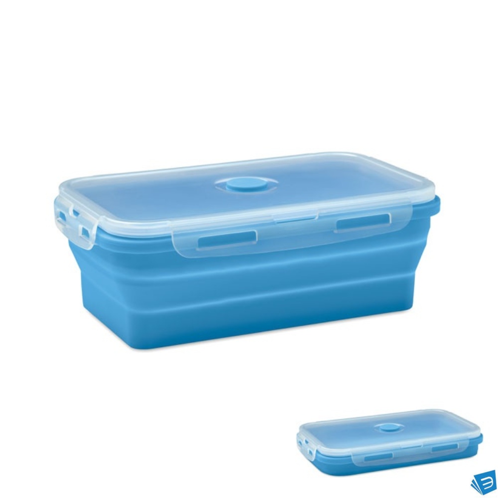 Porta pranzo in silicone pieghevol