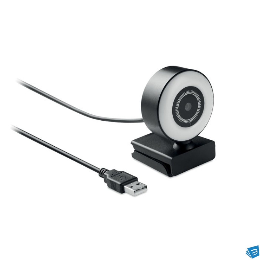 Webcam HD1080P e luce ad anello