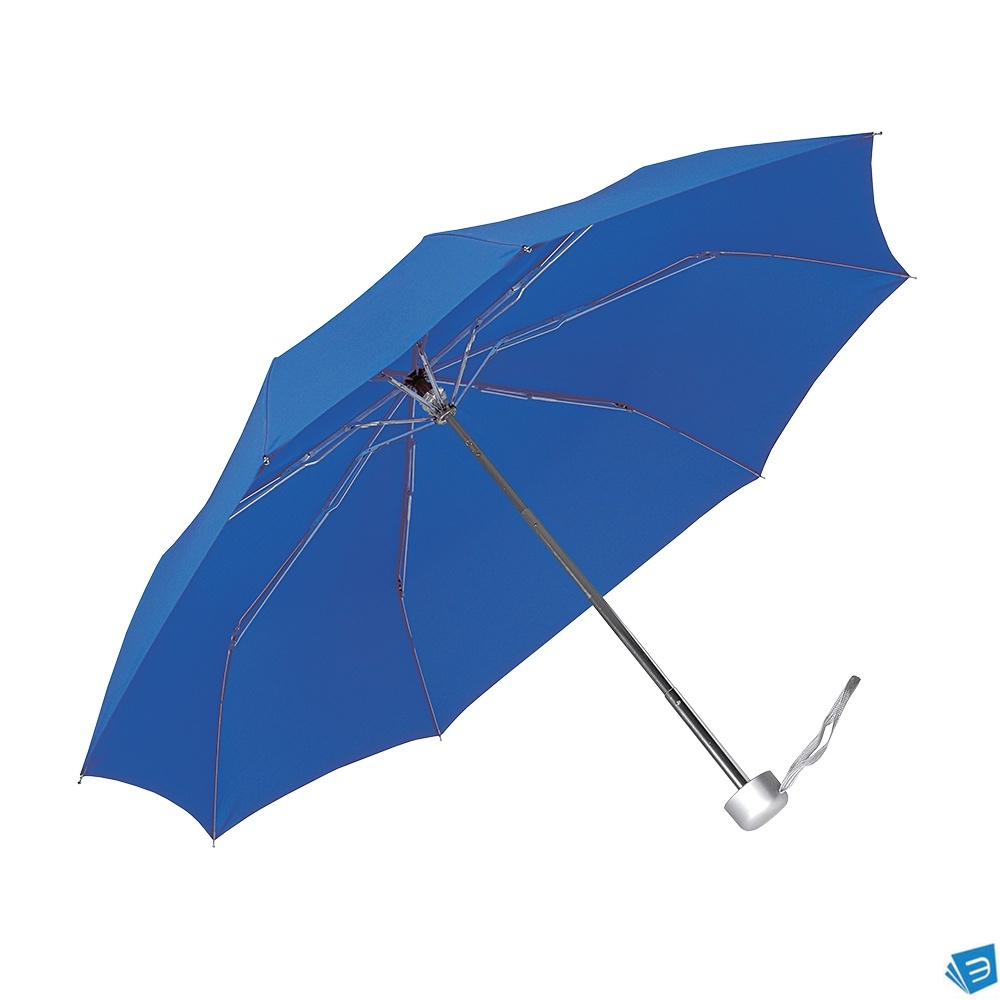 Mini ombrello manuale da borsetta, con custodia richiudibile con cerniera