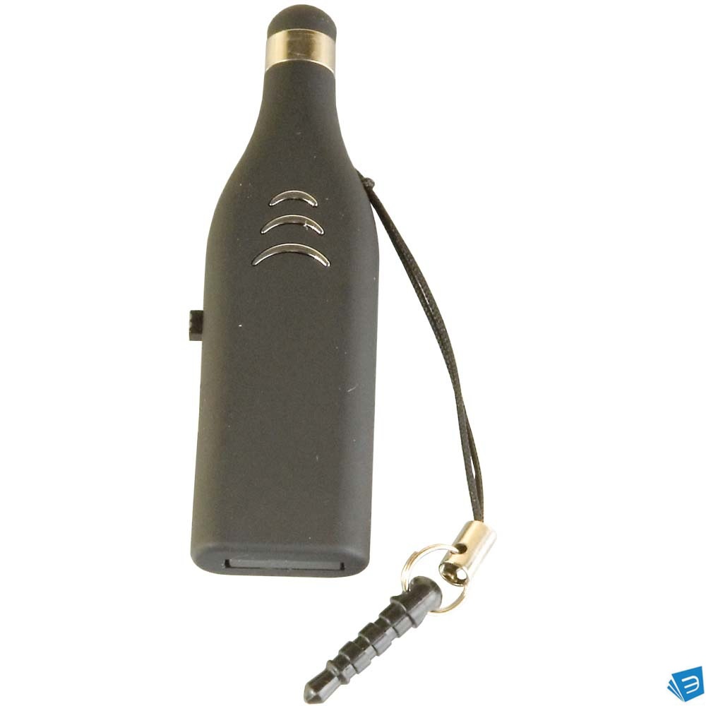 Chiavetta USB 4 Gb, in ABS con puntale touch screen e mini jack