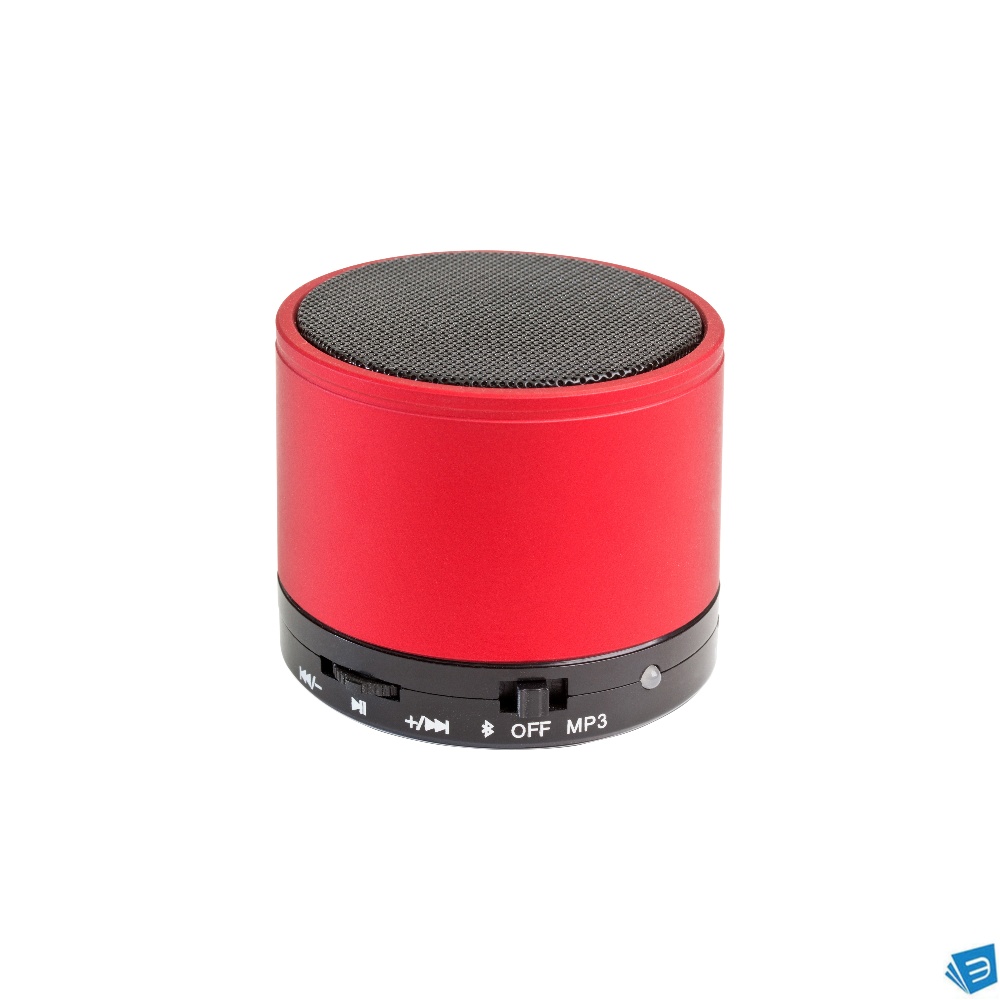 Mini altoparlante Bluetooth V 3.0 cilindrico in metallo con microfono