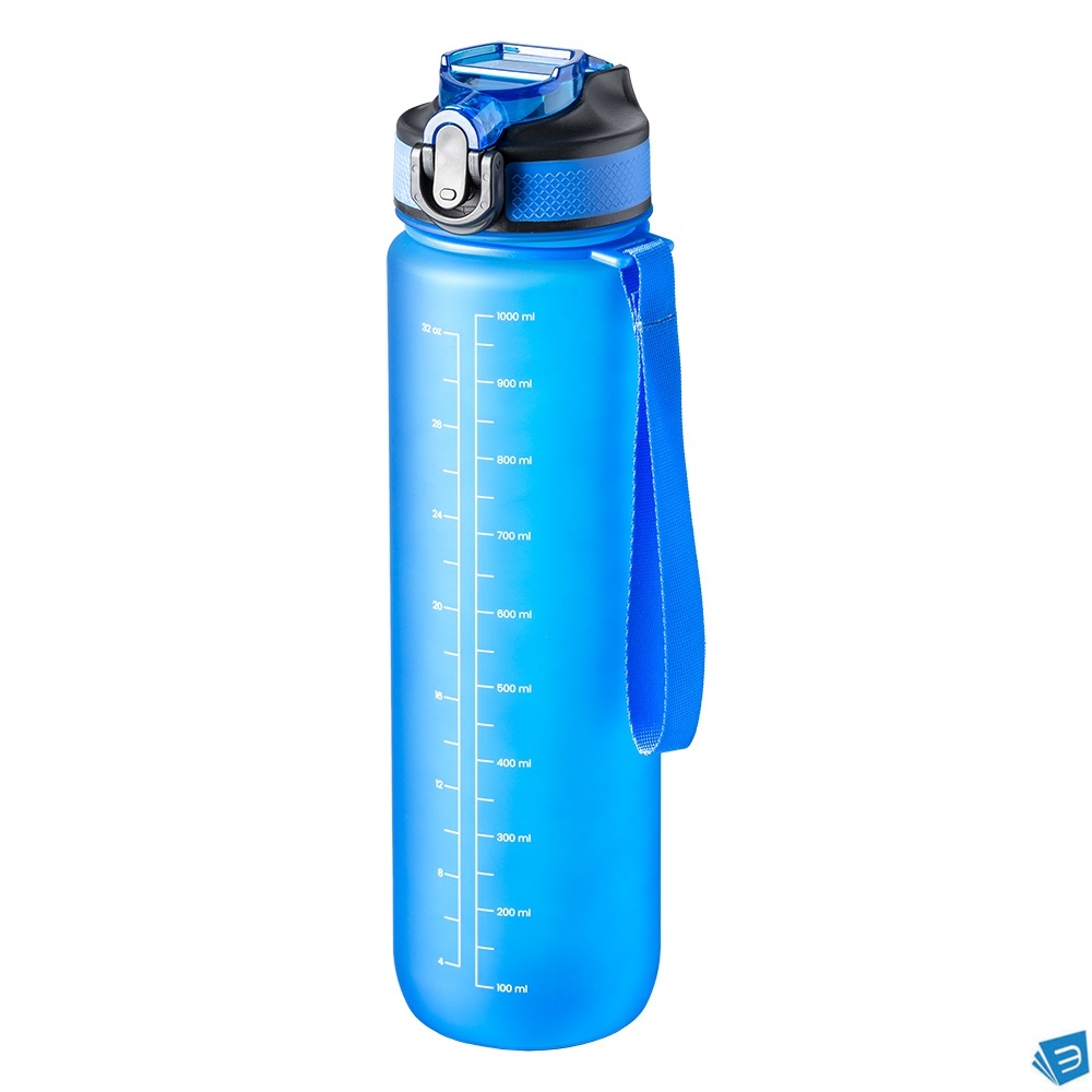 Bottiglia trasparente in PETG da 1 l