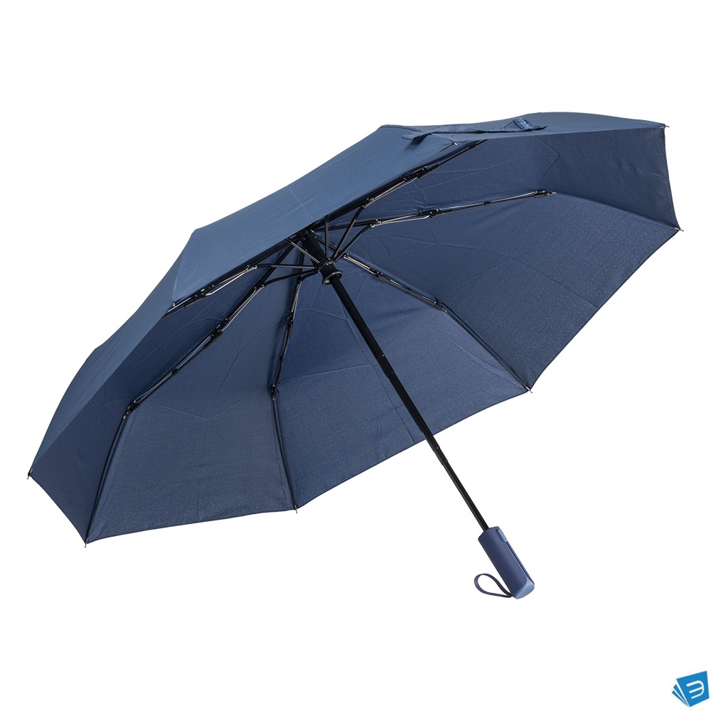 Ombrello pieghevole con apertura automatica in poliestere 190T, astuccio in tinta