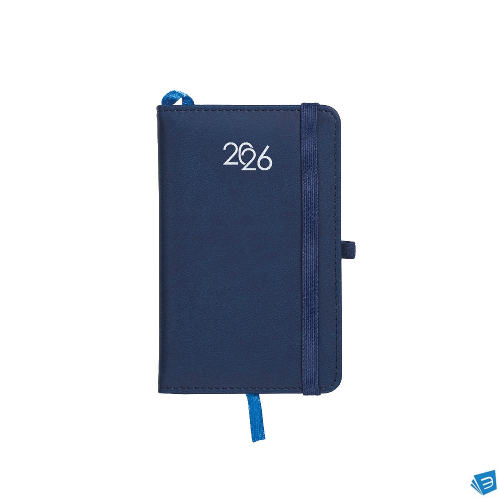 Agenda tascabile settimanale 2026, copertina rigida in PU termovirante con impuntura