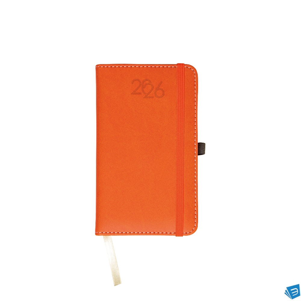 Agenda tascabile settimanale 2026, copertina rigida in PU termovirante con impuntura