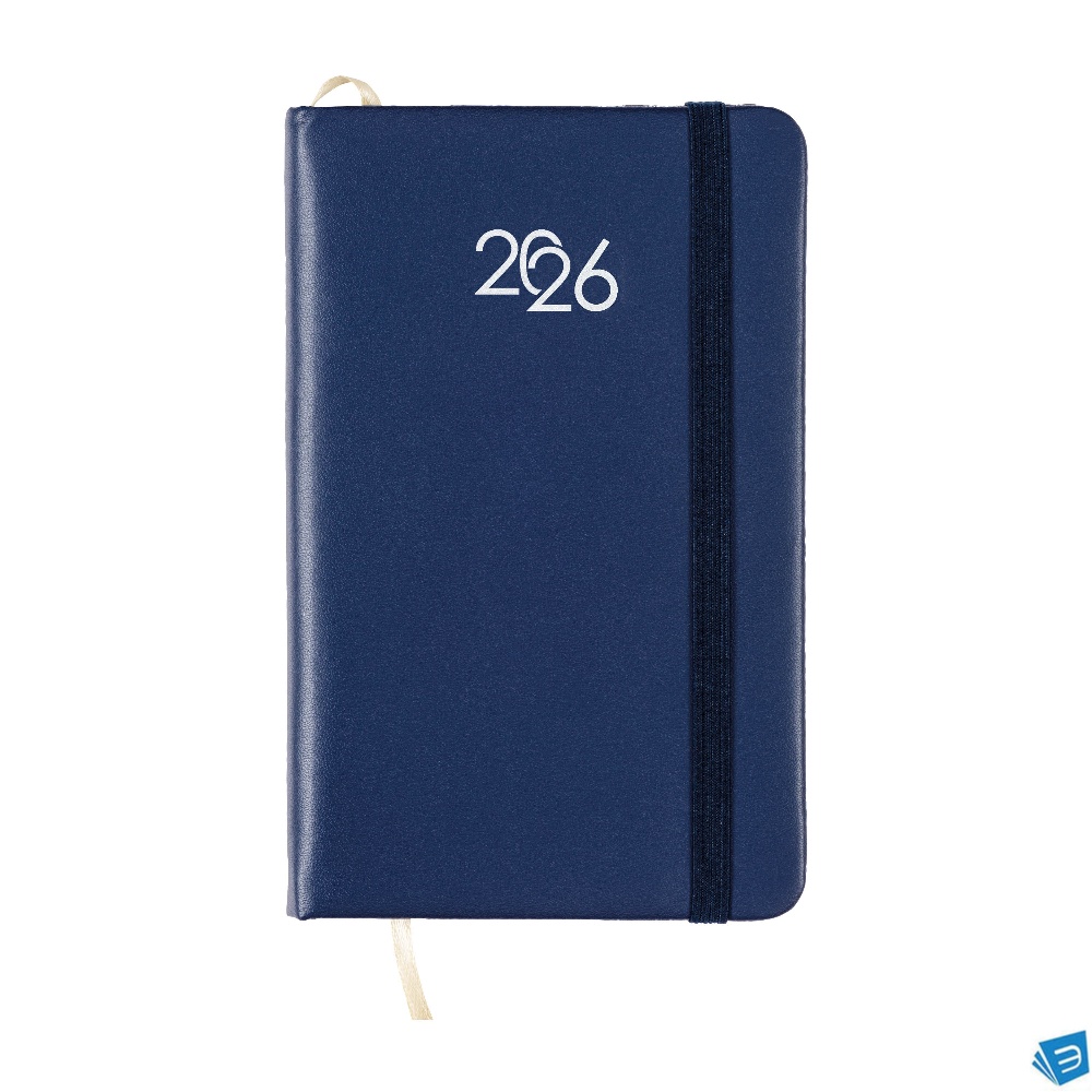 Agenda tascabile settimanale 2026 con copertina rigida in PU