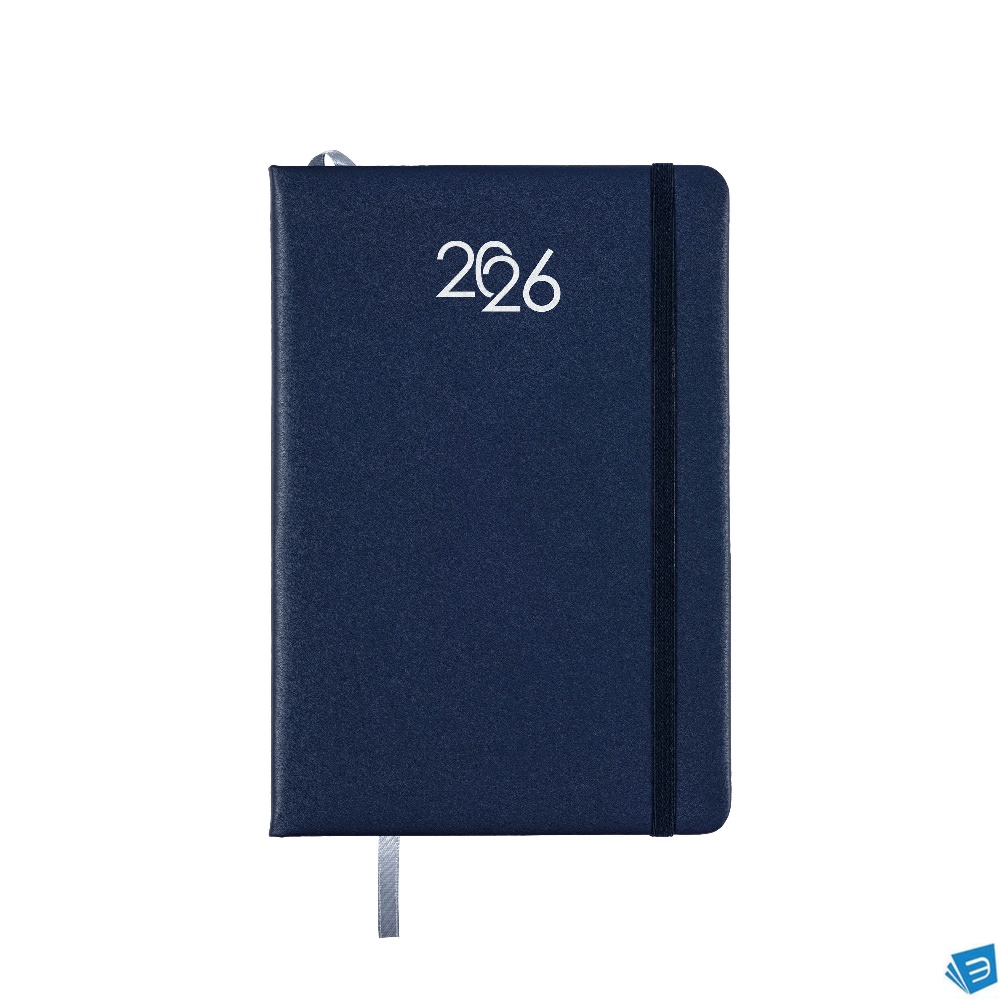 Agenda giornaliera 2026 con copertina rigida in PU