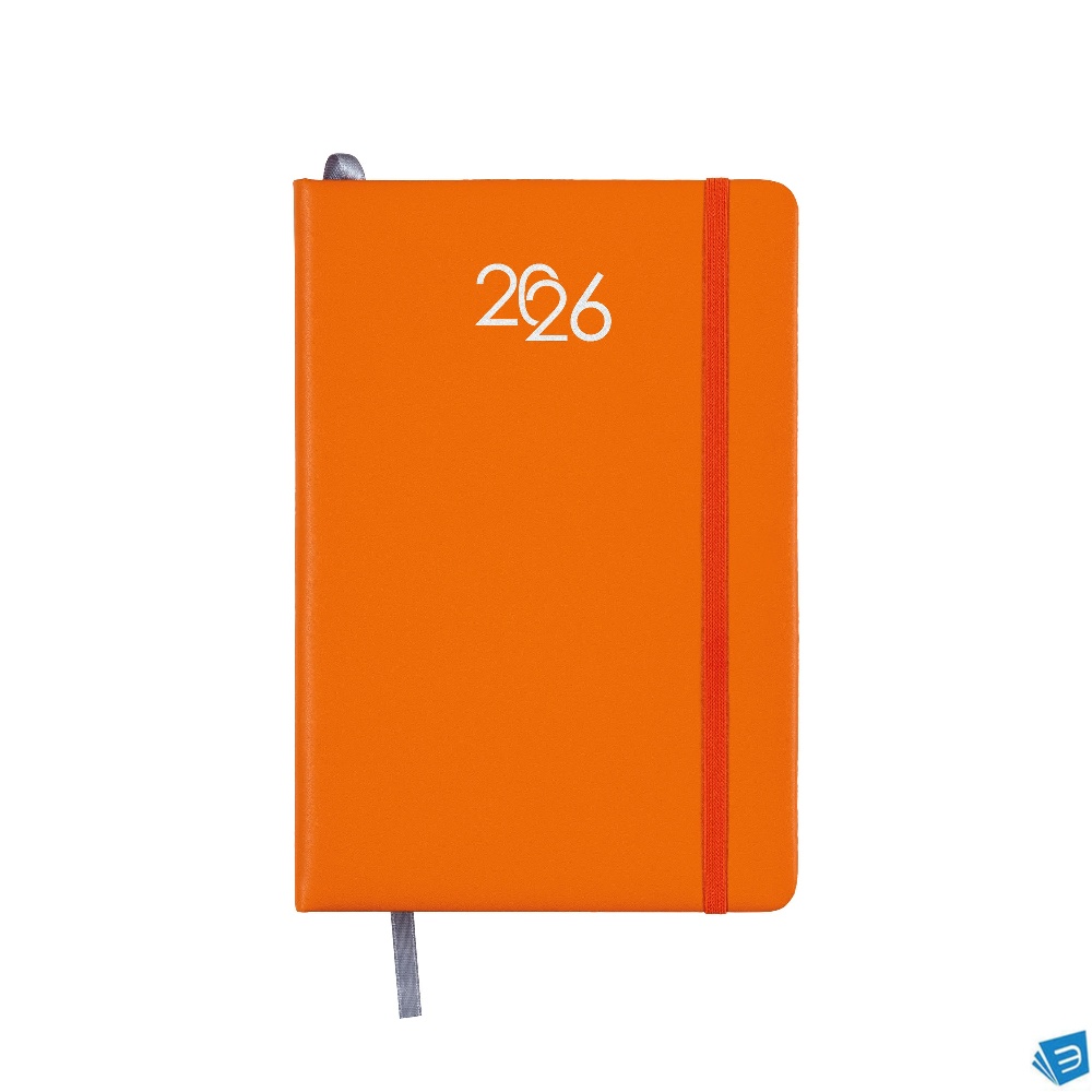 Agenda giornaliera 2026 con copertina rigida in PU